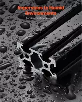 T Slot 2040 aliuminio ekstruzijos profilis, anoduotas linijinis bėgelis 3D spausdintuvui CNC staklėms lazeriniam graviravimui, 1000 mm ilgis, didelio stiprumo aliuminio profilis, juodas aliuminio rėmas