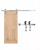 Stumdomų durų furnitūros komplektas vienguboms durims, 1.83m bėgelis, 150kg apkrova, tvirtas anglinis plienas, lengvas montavimas, durų ratukų sistema, stumdomas mechanizmas