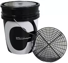 KOCH CHEMIE Detailing bucket set, Kibiras su grotelėmis ir dangčiu, 20l