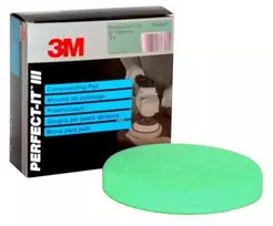 3M Perfect-It III Compounding Pad Žalias, poliravimo kempinė, žalia, 150mm