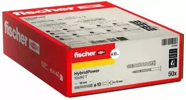 FISCHER HYBRIDPOWER kaištis 10×90 /50vnt. TORX UGNIAI ATSPARUS