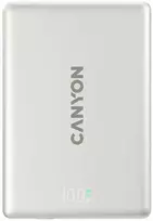 CANYON magnetic power bank OnPower 500 PD20W 5000mAh Aliuminio Star Pilkas