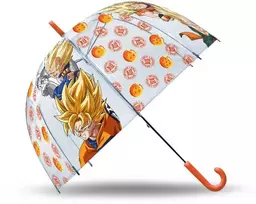 Kids Euroswan - Akcesoria licencyjne Kids Euroswan - Priedai licencyjne Rankinis permatomas skėtis – „Dragon Ball“
