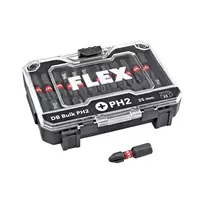 Flex Accessories 25 dalių smūginių antgalių rinkinys FLEX DB PH2