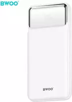 BWOO Ultra thin 22,5W 10000 mAh power bank, baltas