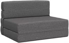 Sofa Sulankstomas Sofos Lova Šviesiai pilka 70 x 80 x 60 cm Audinys