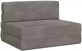 Sofa Sulankstomas Sofos Lova Šviesiai pilka 100 x 80 x 60 cm Audinys