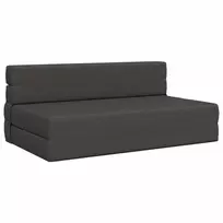 Sofa Sulankstomas Sofos Lova Tamsiai pilka 152 x 86,5 x 60 cm