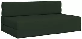 Sofa Sulankstomas Sofos Lova Tamsiai žalia 152 x 86,5 x 60 cm