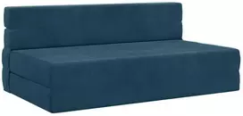 Sofa Sulankstomas Sofos Lova Mėlyna 152 x 86,5 x 60 cm Audinys