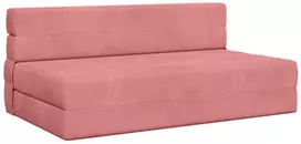 Sofa Sulankstomas Sofos Lova Rožinė 152 x 86,5 x 60 cm Audinys
