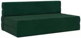 Sofa Sulankstomas Sofos Lova Tamsiai žalia 152 x 86,5 x 60 cm
