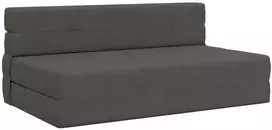 Sofa Sulankstomas Sofos Lova Tamsiai pilka 152 x 86,5 x 60 cm