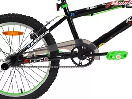 Dviratis Karbon BMX 20 juodas-žalias