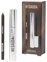 Mesauda The Glam Femuline Eye Kit akių kosmetikos rinkinys (akių pieštukas Rebeleyes 103 Bear, 1.2 g + blakstienų tušas Blakstienų tušas Femuline, 9 ml)