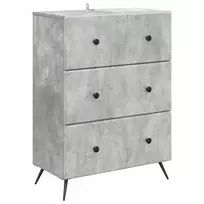 Stalčių spintelė Betono pilka 66 x 34,5 x 90 cm