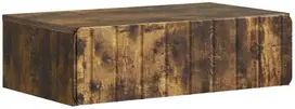 Sieninis šoninis staliukas Dūminio ąžuolo 59 x 34,5 x 17 cm