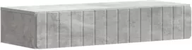 Sieninis šoninis staliukas Betono pilka 87,5 x 34,5 x 17 cm