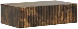 Sieninis šoninis staliukas Dūminio ąžuolo 59 x 34,5 x 17 cm
