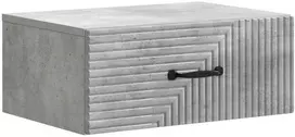 Sieninis naktinis staliukas Betono pilka 49 x 34,5 x 20 cm