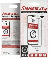 OEM grūdintas stiklas ULTRA STRONG 45kg, skirtas IPHONE 15 / 16