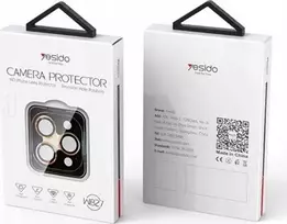 Yesido yesido objektyvo apsauga WB27 iPhone 15 Pro / 15 Pro Max, Juodas / JUODA
