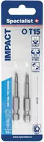 SPECIALIST+ antgalis TORX GRIP T15, 50mm, 2 vnt.
