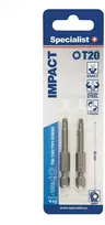 SPECIALIST+ antgalis TORX GRIP T20, 50mm, 2 vnt.