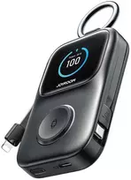 Joyroom JR-W19 5000mAh Powerbank with 5W Wireless Watch Charging - Juodas