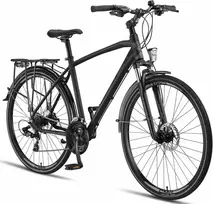 Licorne Bike trekingo dviratis, 28 colių ratai, aliuminio diskinių stabdžių sistema, 21 bėgis, M 01 LCR 228641 51 01