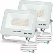 Aigostar 30 W lauko LED prožektorius, 2450 lm, IP65, natūrali balta 4000 K, 2 vnt. rinkinys
