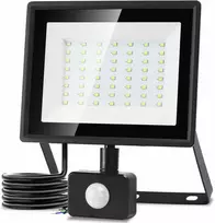 Aigostar LED lauko prožektorius su judesio jutikliu, 50 W, 4300 lm, IP65, šaltai balta 6500 K