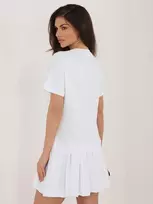 Moteriška vasarinė balta suknelė A1229.10P