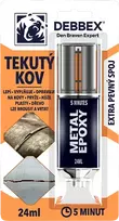 Den Braven DENBRAVEN Liquid Metal Metal Epoxy 24ml DEBBEX blister