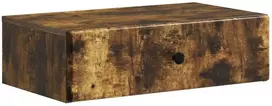 Sieninis šoninis staliukas Dūminio ąžuolo 59 x 34,5 x 17 cm
