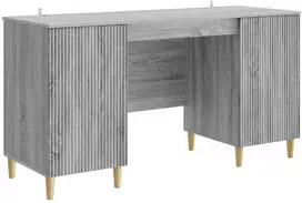 Stalas Pilka sonoma ąžuolo 142,5 x 50 x 75 cm Apdirbta mediena