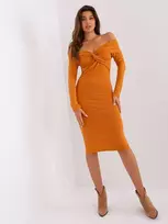 Suknelė šviesiai oranžinė