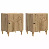 Šalia lovos spintelė 2 pcs Artisano ąžuolo 43 x 34,5 x 50 cm