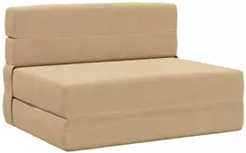 Sofa Sulankstomas Sofos Lova Žalias pilkas 70 x 80 x 60 cm Audinys