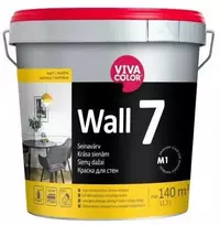 Sienų dažai VIVACOLOR WALL 7, A bazė, matiniai, 11,7 l
