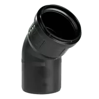 Betriukšmės kanalizacijos alkūnė PIPELIFE Master 3Plus, DN110, 45°