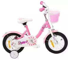Bimbo_ Bike Vaikiškas dviratis Bimbo Bike 124RL, rožinis, 12″