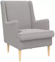 Fotelis Krėslas Šviesiai pilka Bouclé