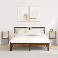 Naktinis staliukas 2 vnt. Senas medis 30,5 x 27 x 59,5 cm