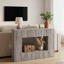 Konsolinis stalas Dryžuotas Pilka Sonoma 101 x 29 x 74 cm