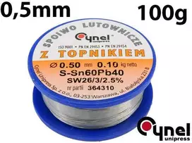 Vorel Toya Sa Poland Lydmetalio viela Ø 0,50mm. 100g. su fliusu (76800)