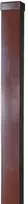 Besk Stulpas Kvadratinis 60x40mm 2.3m Ruda
