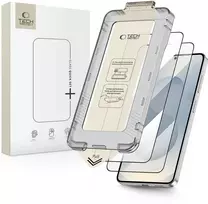 Apsauginis stiklas Tech-Protect Quick Set+ 2-pack Samsung Galaxy S26+ Plus juodos spalvos
