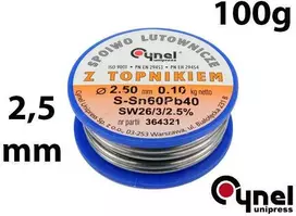 Vorel Toya Sa Poland Lydmetalio viela Ø 2,50mm. 100g su fliusu (76822)