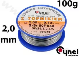 Vorel Toya Sa Poland Lydmetalio viela Ø 2,00mm. 100g su fliusu (76818)